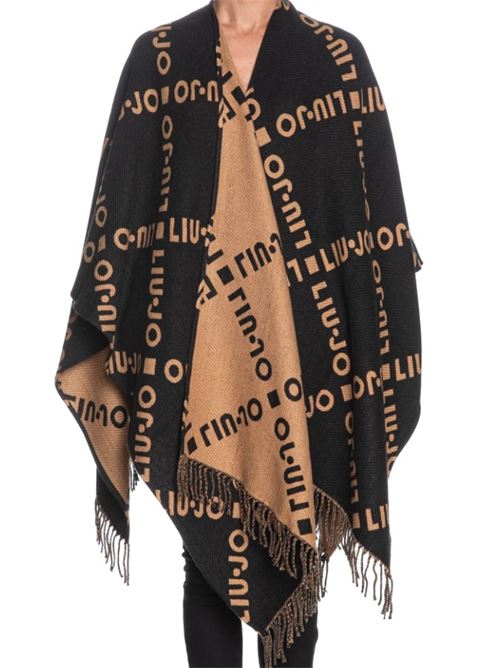 poncho with maxi rhombus logo Liu Jo | 2F5033T0300.22222